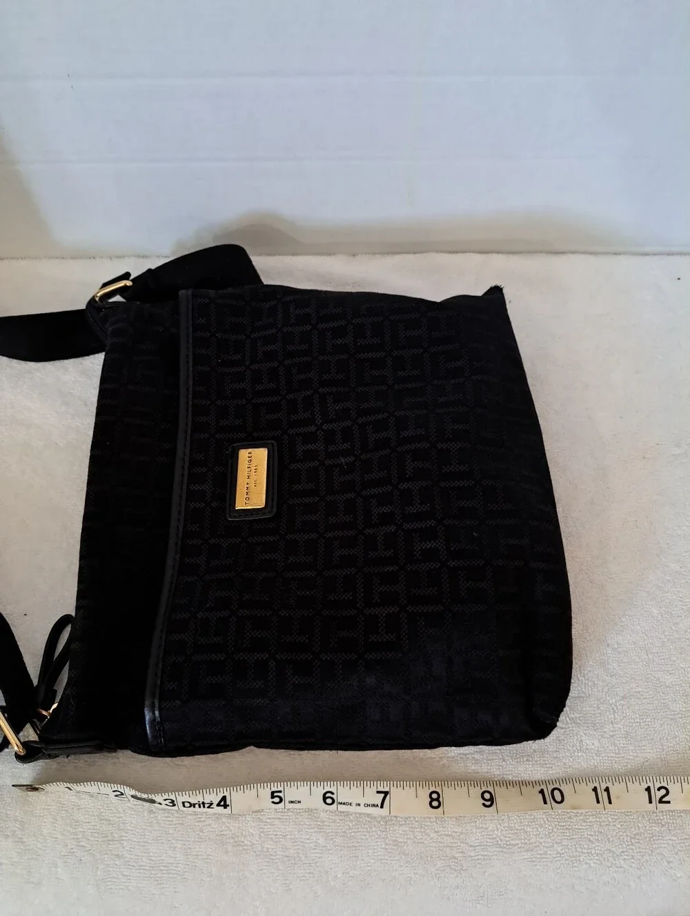 Black Men's Crossbody Shoulder Bag